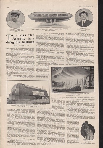 1911 vaniman dirigible balloon - 1911,
