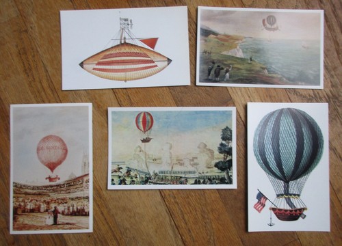 Unused postcards balloon - 5,