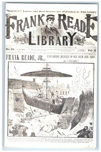 C1900 frank reade newspaper - c1900,