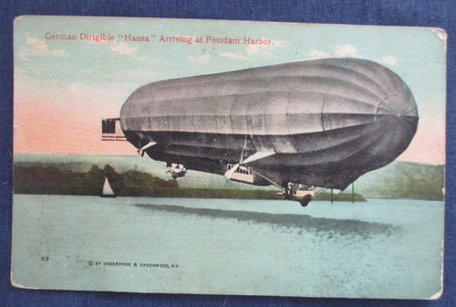 Ca1910 german airship balloon - ca1910,