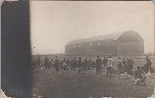 Wwi german soldiers camp - german,