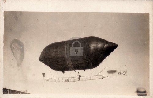Dirigible airship photographer - dirigible,