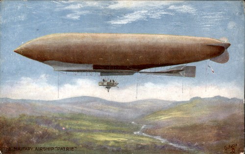 Dirigible balloon patrie - balloon, tuck