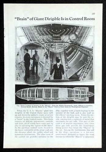 Uss macon zrs navy dirigible - macon,