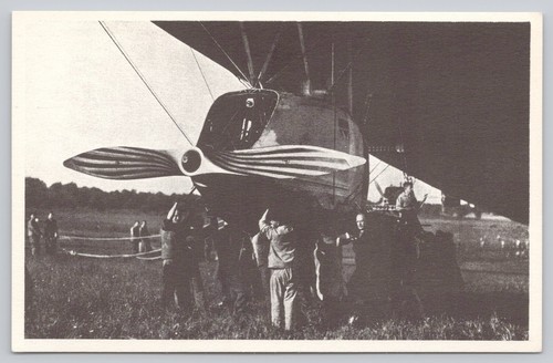Postcard airship dirigible - postcard,